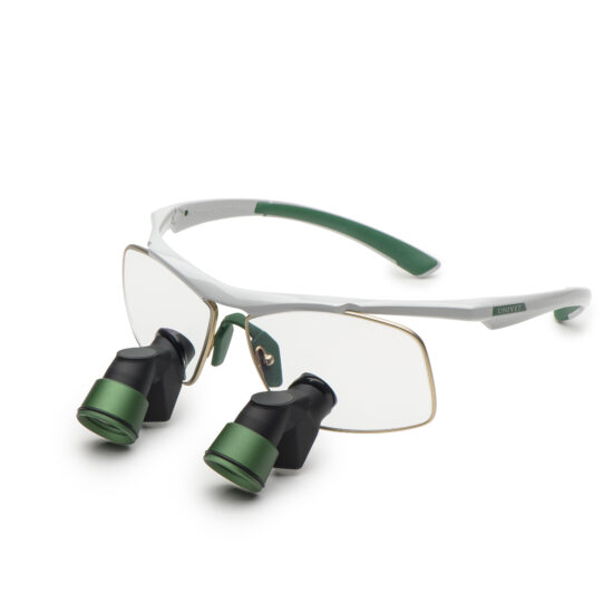 loupes techne white green ergo still white
