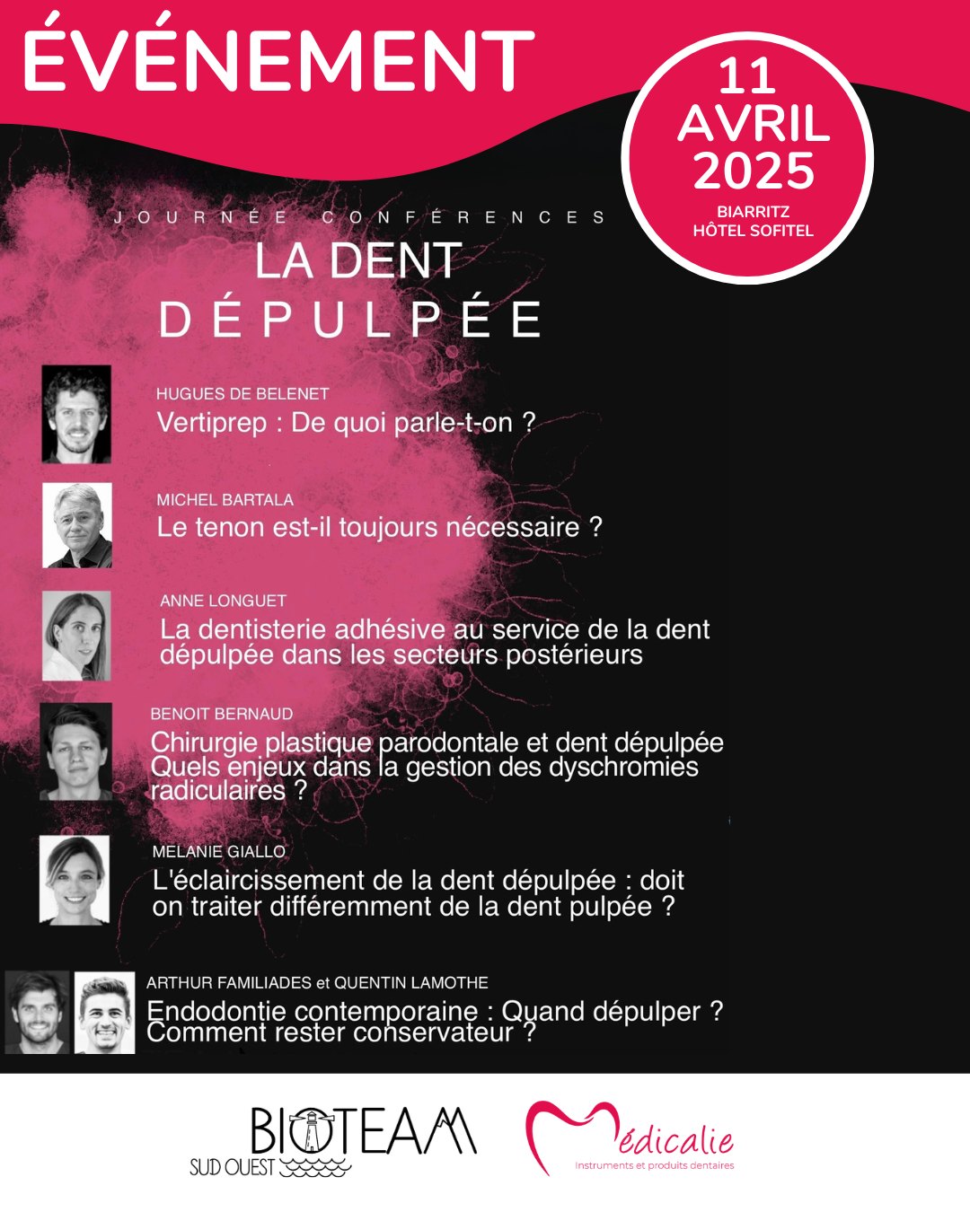 journée conférence la dent pulpée
